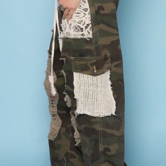 POL Bohemian Camo Luxe Joggers Pant sz L - Picture 2 of 4